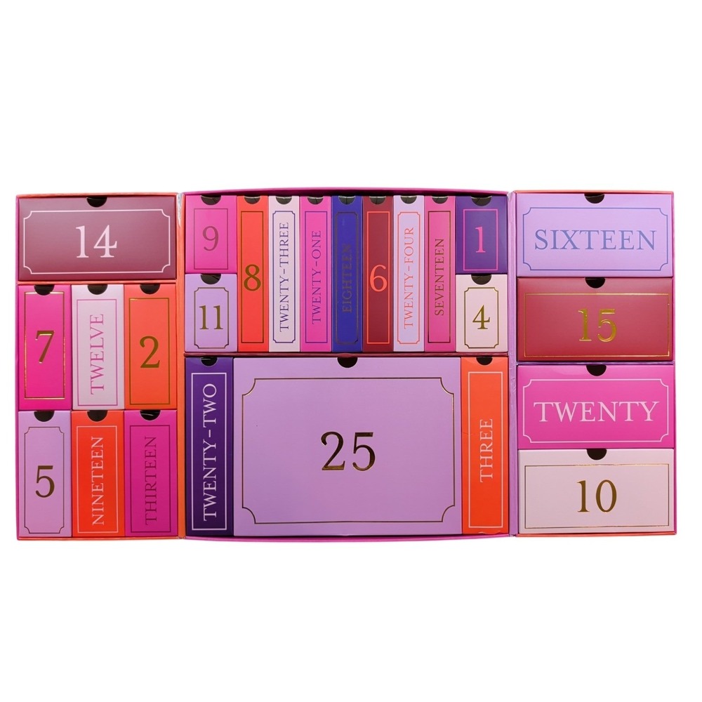 IPSY Holiday Advent Calendar 25 Day Empty Reusable Gift Box NYC Storefront Pink - Picture 6 of 9